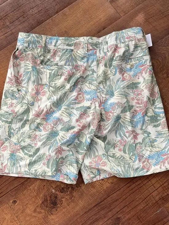 Super Nice! NWT Goodfellow & Co Hybrid Swim Shorts Size 36 Floral Print - Picture 6 of 7